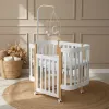 ΚΡΕΒΑΤΙ NIKA BED ΛΕΥΚΟ/ΦΥΣΙΚΟ