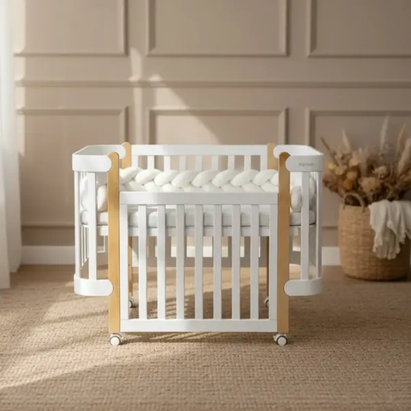 ΚΡΕΒΑΤΙ NIKA BED ΛΕΥΚΟ/ΦΥΣΙΚΟ