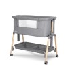 ΛΙΚΝΟ Crib MILLIE GREY with Foldable Side