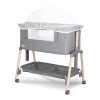 ΛΙΚΝΟ Crib MILLIE GREY with Foldable Side