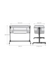 Λίκνο 2in1 NESTEE UP 2 light grey