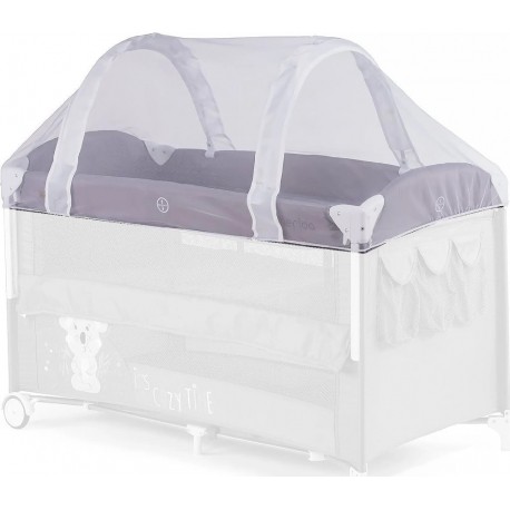MOSQUITO NET FOR FOLDABLE TRAVEL COT 60x120 WHITE ΚΟΥΝΟΥΠΙΕΡΑ ΠΑ