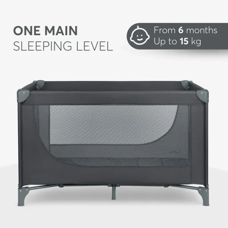 Παρκοκρεβατο 1 επιπέδου So Gifted Μαύρο