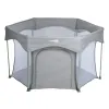 Παρκοκρέβατο Hexagon Quick folding melange grey Παρκοκρέβατο Hexagon Quick folding melange grey
