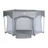 Παρκοκρέβατο Hexagon Quick folding melange grey Παρκοκρέβατο Hexagon Quick folding melange grey