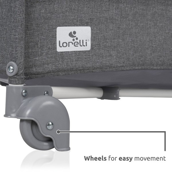 Παρκοκρέβατο UP and DOWN with Foldable Side strink dream - LORELLI