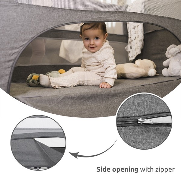 Παρκοκρέβατο UP and DOWN with Foldable Side strink dream - LORELLI