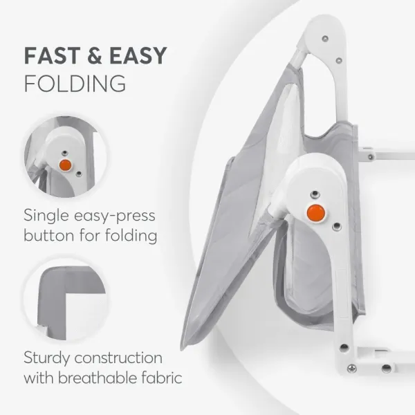 Bed rail I am safe 102cm Grey