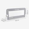 Bed rail I am safe 102cm Grey