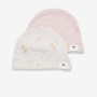 Minene Duo Pack Newborn Hats Pink/Lemon (0-3)