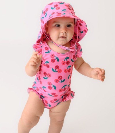 Cape Sunhat (2-4Y) Cherry
