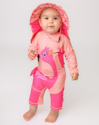 Zoocchini Surf Suit / 4T - Franny the Flamingo