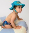 Baby Swim Diaper & Sun Hat Set - M (6M-12M) - Wally the Walrus
