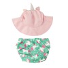 Baby Swim Diaper & Sun Hat Set - M (6M-12M) - Unity the Unicorn