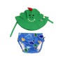 Baby Swim Diaper & Sun Hat Set - L (12-24M) - Devin the Dino & Friends
