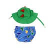 Baby Swim Diaper & Sun Hat Set - L (12-24M) - Devin the Dino & Friends