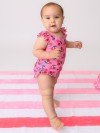 Baby Ruffled One Piece Swimsuit Cherry (2Y)