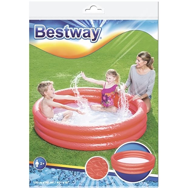 Φουσκωτή Πισίνα Splash 'n Smile Σε 2 Χρώματα 152x30cm | Bestway - 51026