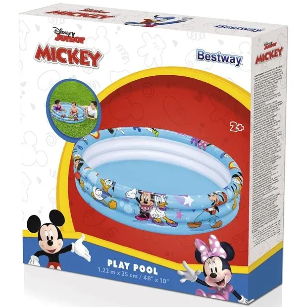 Φουσκωτή Πισίνα Disney Junior - Mickey & Friends 122x25cm | Bestway - 91007