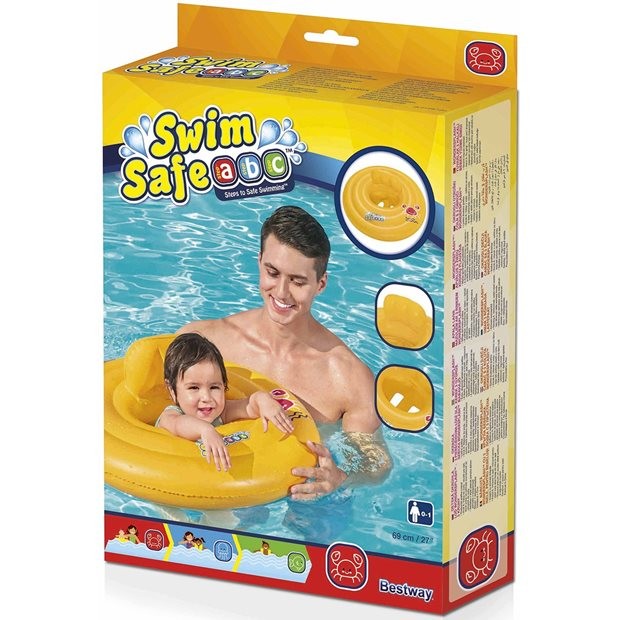 Φουσκωτό Σωσίβιο Swim Safe ABC Wonder Splash 64x24cm | Bestway - 32096