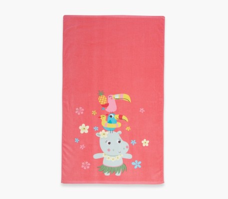 ΠΕΤΣΕΤΑ ΒΑΜΒ.ALOHA HIPPO 70X120CORAL