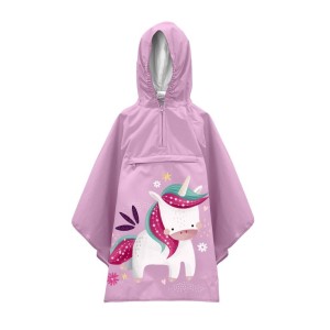UNICORN αδιάβροχο poncho με κουκούλα