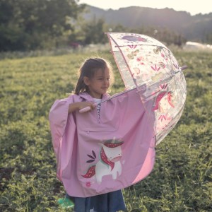 UNICORN αδιάβροχο poncho με κουκούλα