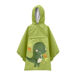 DINOSAUR αδιάβροχο poncho με κουκούλα