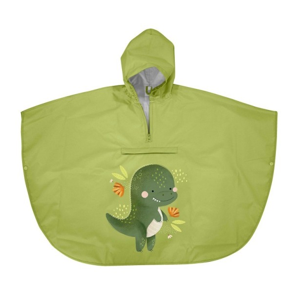 DINOSAUR αδιάβροχο poncho με κουκούλα