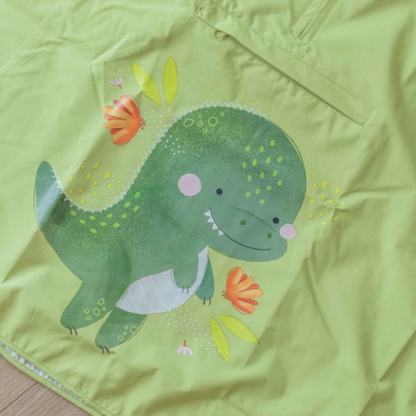 DINOSAUR αδιάβροχο poncho με κουκούλα
