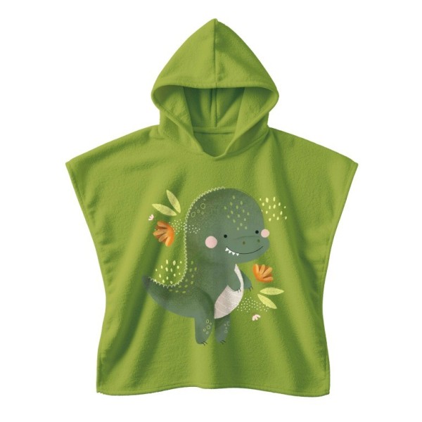 Sassi Poncho με κουκούλα Cracky The Dinosaur