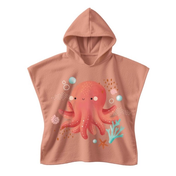 Sassi Poncho με κουκούλα CSlurpy The Octopus