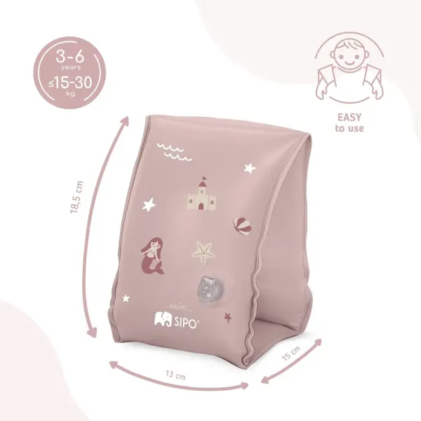 Sipo Μπρατσάκια Κολύμβησης Pink (3-6 ετών) Sipo Μπρατσάκια Κολύμβησης Pink (3-6 ετών)