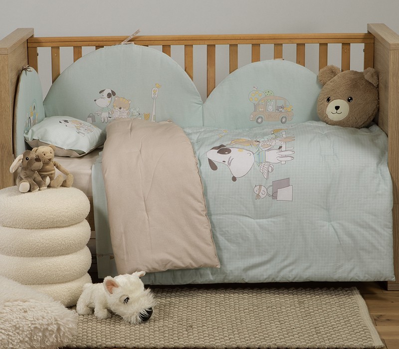 ΠΑΠΛΩΜΑ ΒΑΜΒ-ΠΟΛ LIFE IN THE CITY 110X140 aqua