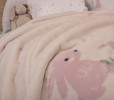 ΚΟΥΒΕΡΤΑ ΠΟΛ.COUNTRY BUNNY 75X100   ivory