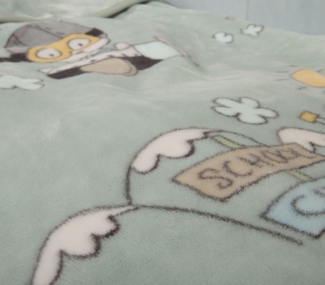 ΚΟΥΒΕΡΤΑ ΠΟΛ.LIFE IN THE CITY 100X140   misty blue