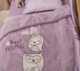 ΚΟΥΒΕΡΤΑ ΠΟΛ.BEST FRIENDS 75X100   lilac