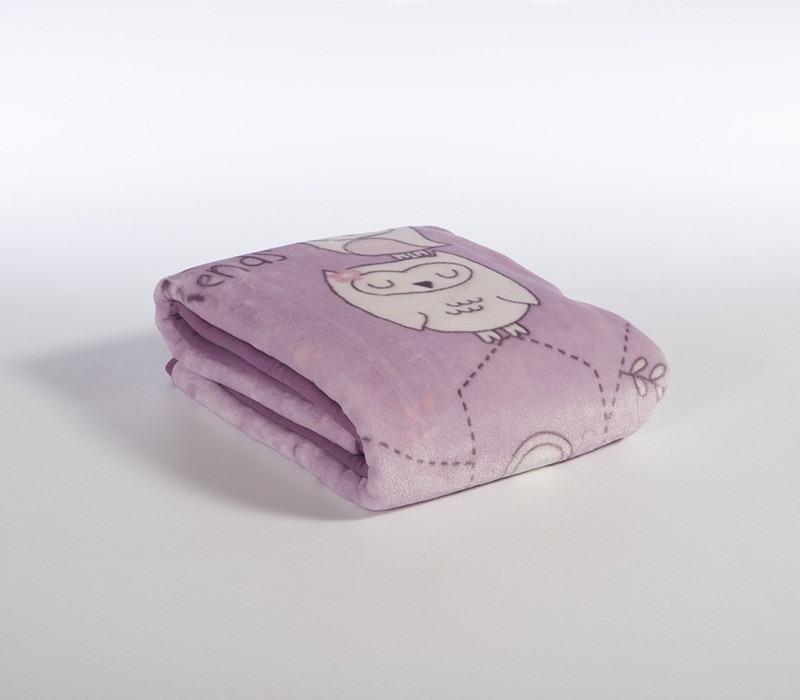 ΚΟΥΒΕΡΤΑ ΠΟΛ.BEST FRIENDS 75X100   lilac
