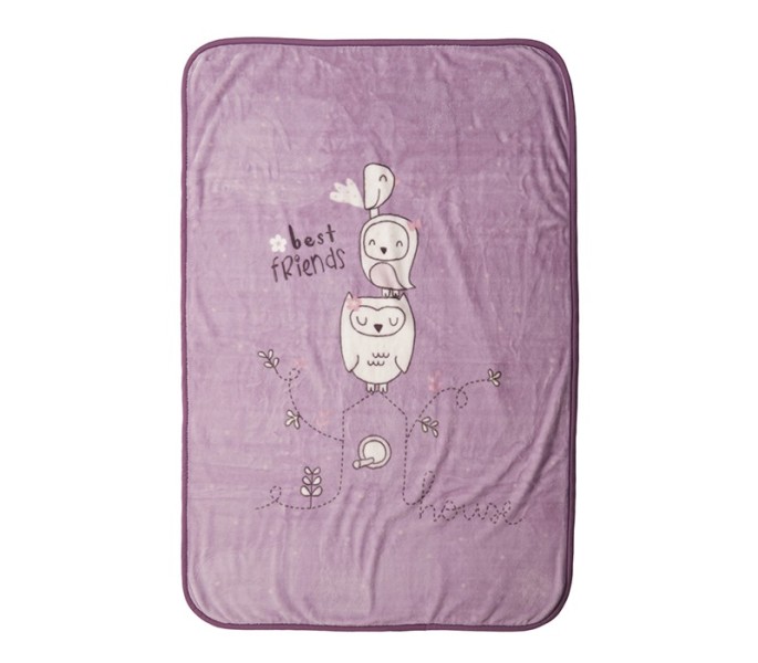 ΚΟΥΒΕΡΤΑ ΠΟΛ.BEST FRIENDS 75X100   lilac