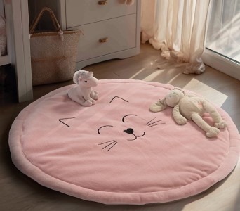 ΧΑΛΑΚΙ ΠΑΙΧΝΙΔΙΟΥ ΠΟΛ.SMILING CAT D90   pink