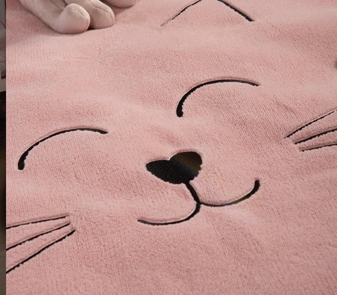 ΧΑΛΑΚΙ ΠΑΙΧΝΙΔΙΟΥ ΠΟΛ.SMILING CAT D90   pink