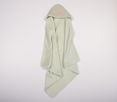 ΚΑΠΑ BAMB COUNTRY BUNNY 75X75 mint ΚΑΠΑ BAMB COUNTRY BUNNY 75X75 mint