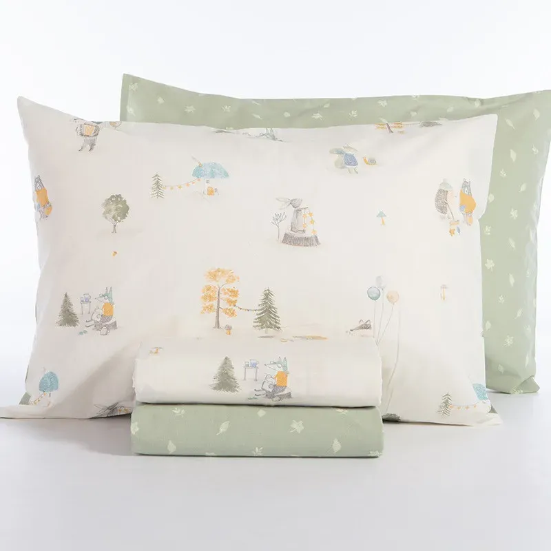 ΣΕΝΤΟΝΙ ΒΑΜΒ.ΣΕΤ ΜΟΝΟ WOODLAND PARTY   ecru