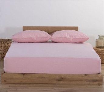 ΣΕΝΤΟΝΙ ΒΑΜΒ.JERSEY 100X200+30  PINK