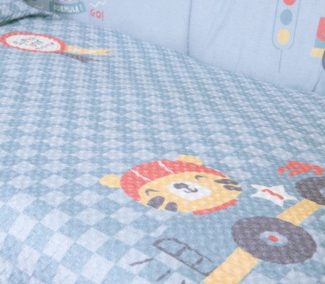ΚΟΥΒΕΡΤΑ ΒΑΜΒ ΠΙΚΕ SUPER BOY 80X110  BLUE