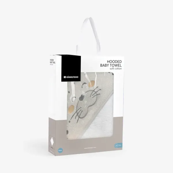Hooded towel terry 90/90 cm Seally me