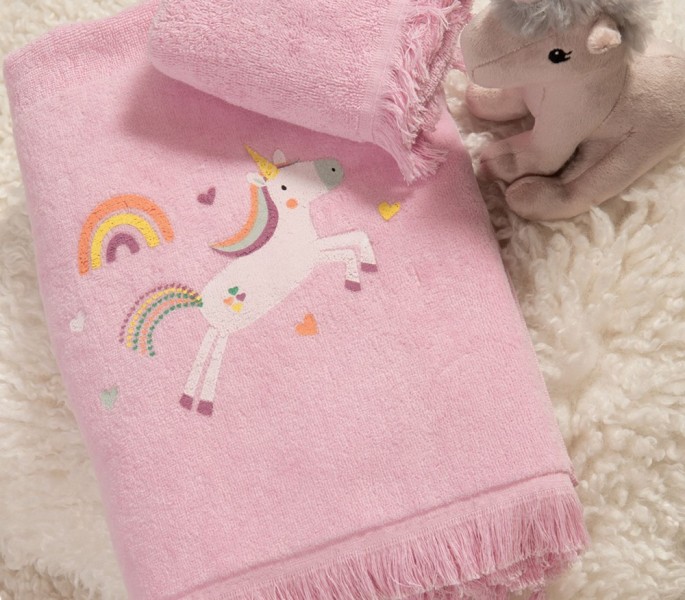 ΠΕΤΣΕΤΑ ΒΑΜΒ ΣΕΤ UNICORNS STYLE 2 ΤΜΧ   pink