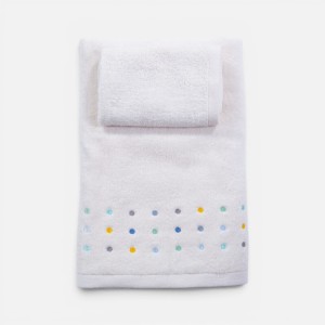 ΠΕΤΣΕΤΑ BAMB DOTS 2ΤΜΧ ECRU/BLUE ΠΕΤΣΕΤΑ BAMB DOTS 2ΤΜΧ ECRU/BLUE