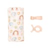 MUSLIN & 2 PRAM PEG BOX SET RAINBOW DREAMS ΜΟΥΣΕΛΙΝΑ+2 MUSLIN & 2 PRAM PEG BOX SET RAINBOW DREAMS ΜΟΥΣΕΛΙΝΑ+2