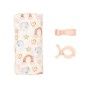 MUSLIN & 2 PRAM PEG BOX SET RAINBOW DREAMS ΜΟΥΣΕΛΙΝΑ+2